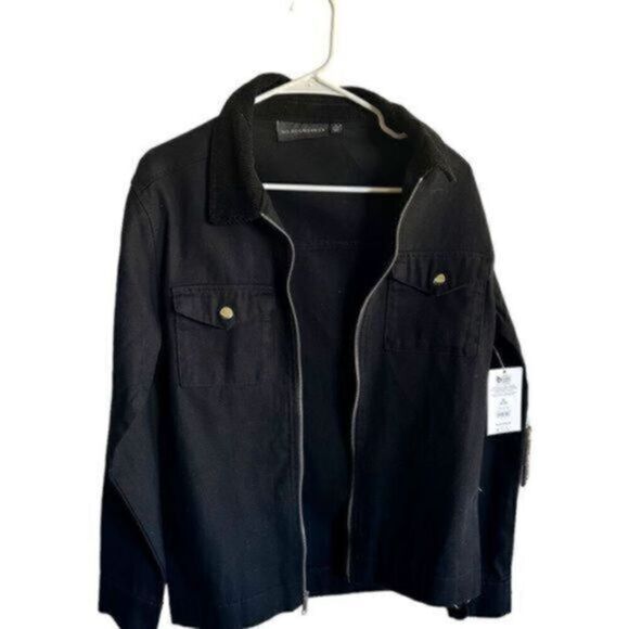 NWT - Black Corduroy Jacket - Unisex - Size XS - Picture 1 of 7